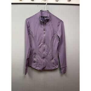 90 Degree By Reflex Jacket Womens XS Purple Full Zip Mock Neck Pockets Stretch‎